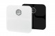 Fitbit Aria Wi-Fi Smart Scale: angle black + white